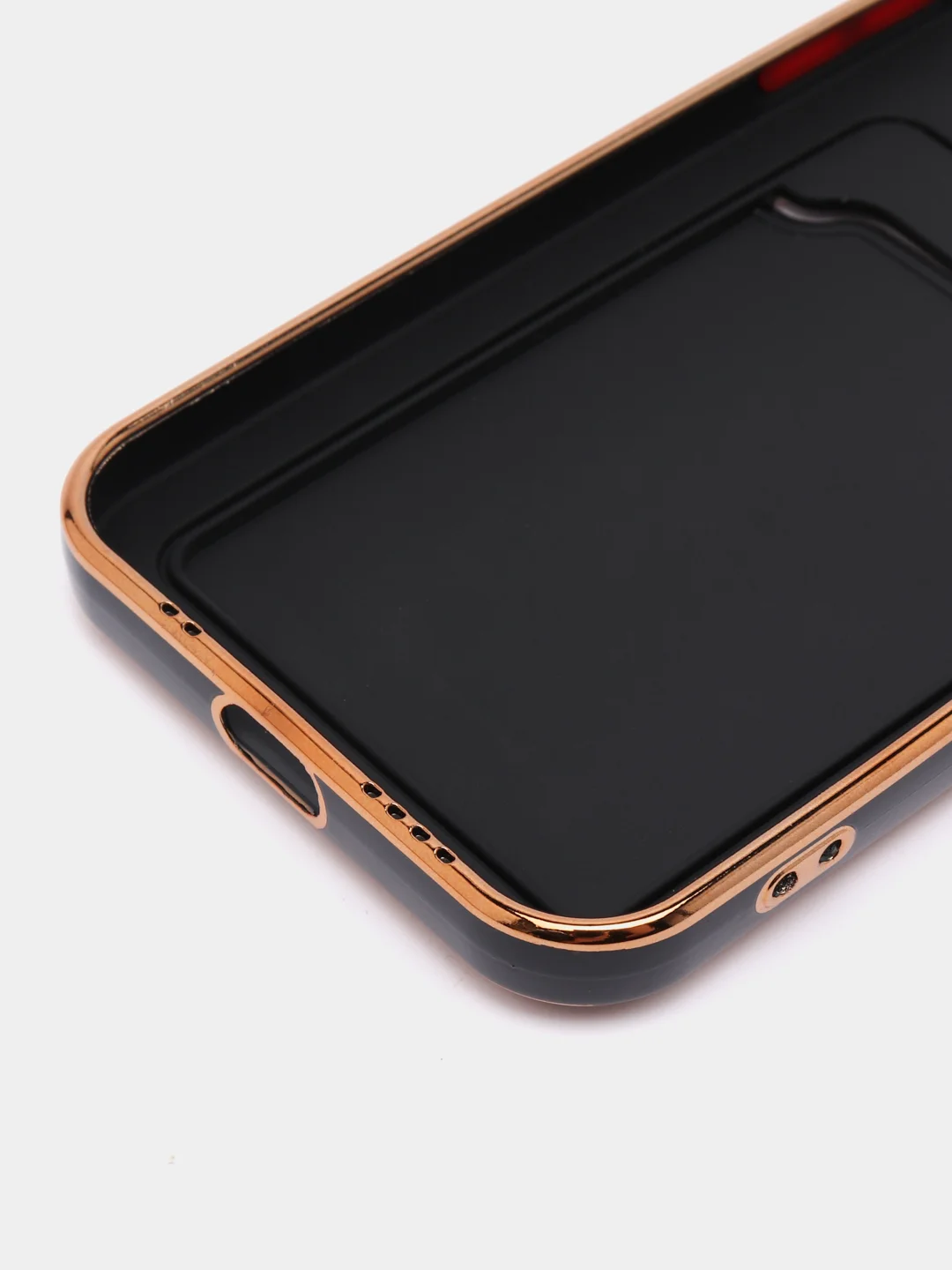 Черный чехол на айфон 11, для iPhone 13, 12 Mini 7/8 Plus/XR/XS/15 Pro Max, с карманом для карт