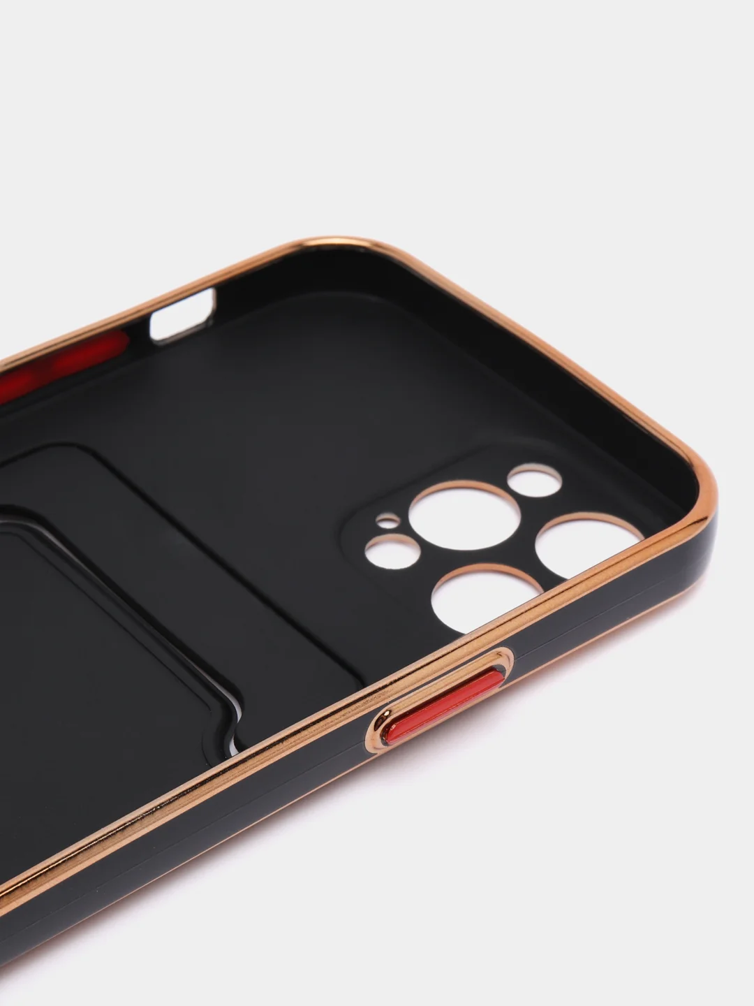 Черный чехол на айфон 11, для iPhone 13, 12 Mini 7/8 Plus/XR/XS/15 Pro Max, с карманом для карт