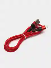 Красный usb кабель LIGHTNING, 100 см для зарядки и передачи данных