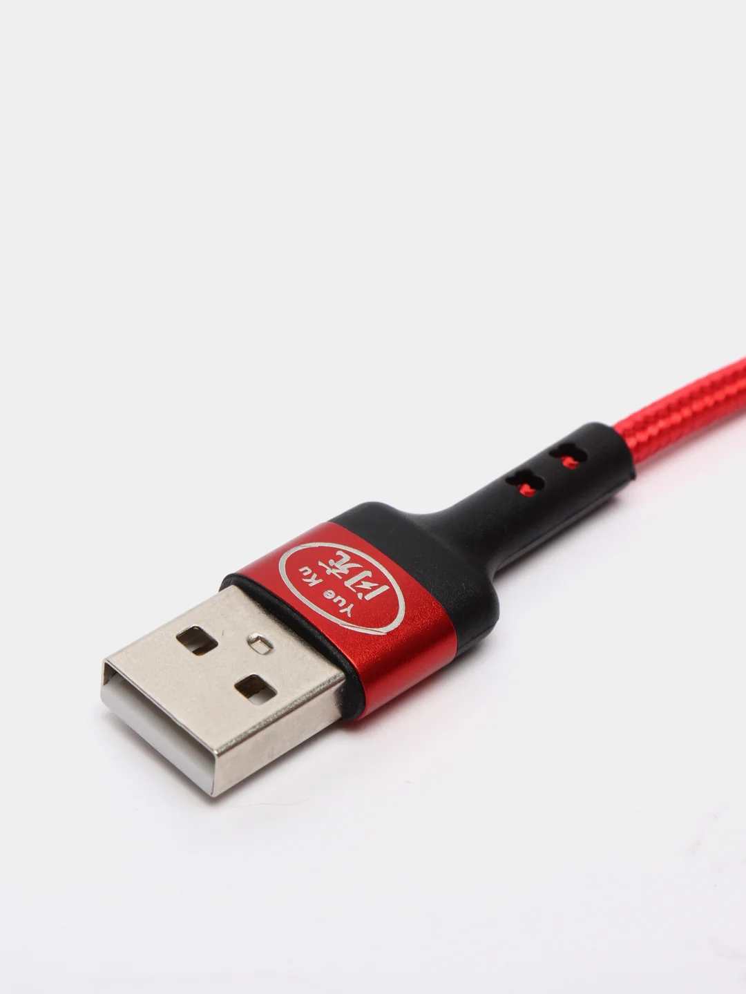 Красный usb кабель LIGHTNING, 100 см для зарядки и передачи данных