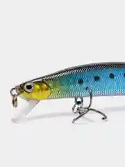 Синий воблер Minnow для ловли рыбы троллингом, дорожкой или спиннингом, 13 см/13гр