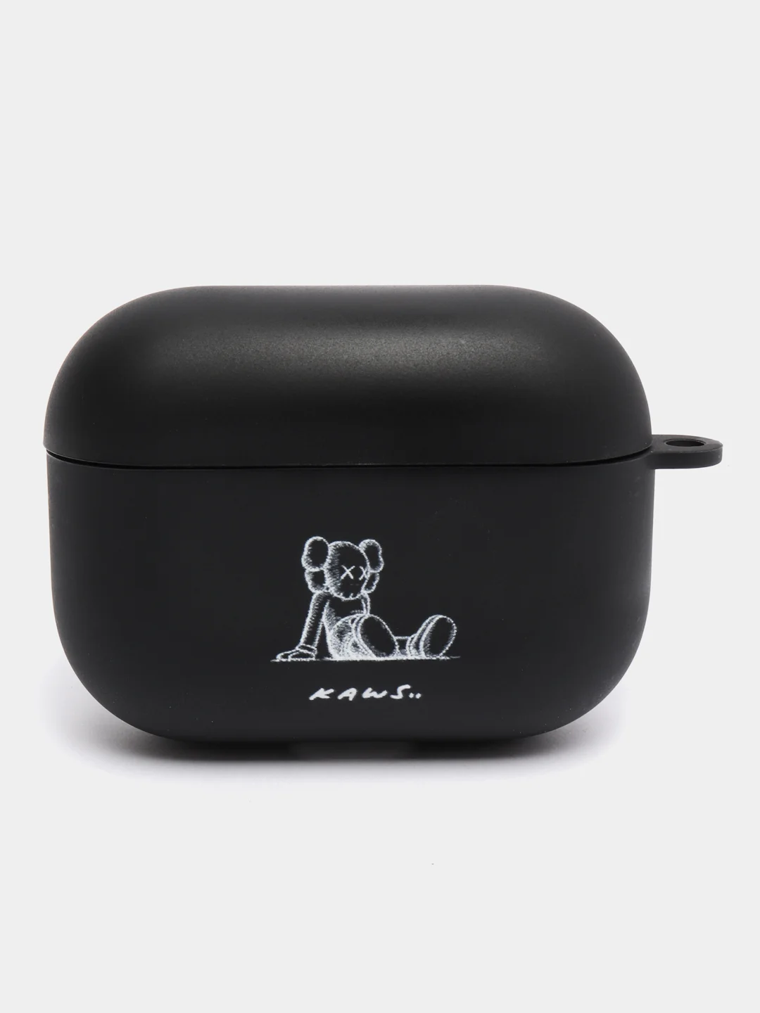 Серый силиконовый чехол для наушников Airpods Pro с принтом Nike, Nasa (Найк, Наса))
