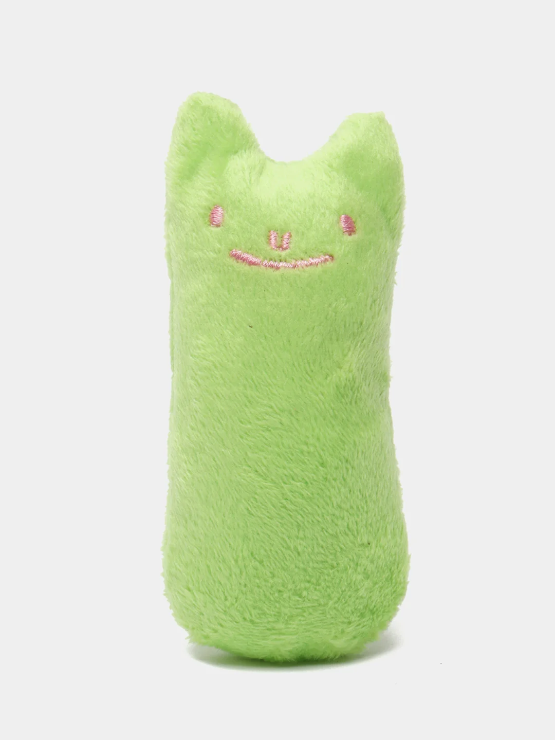 Зеленый плюшевая игрушка с кошачьей мятой