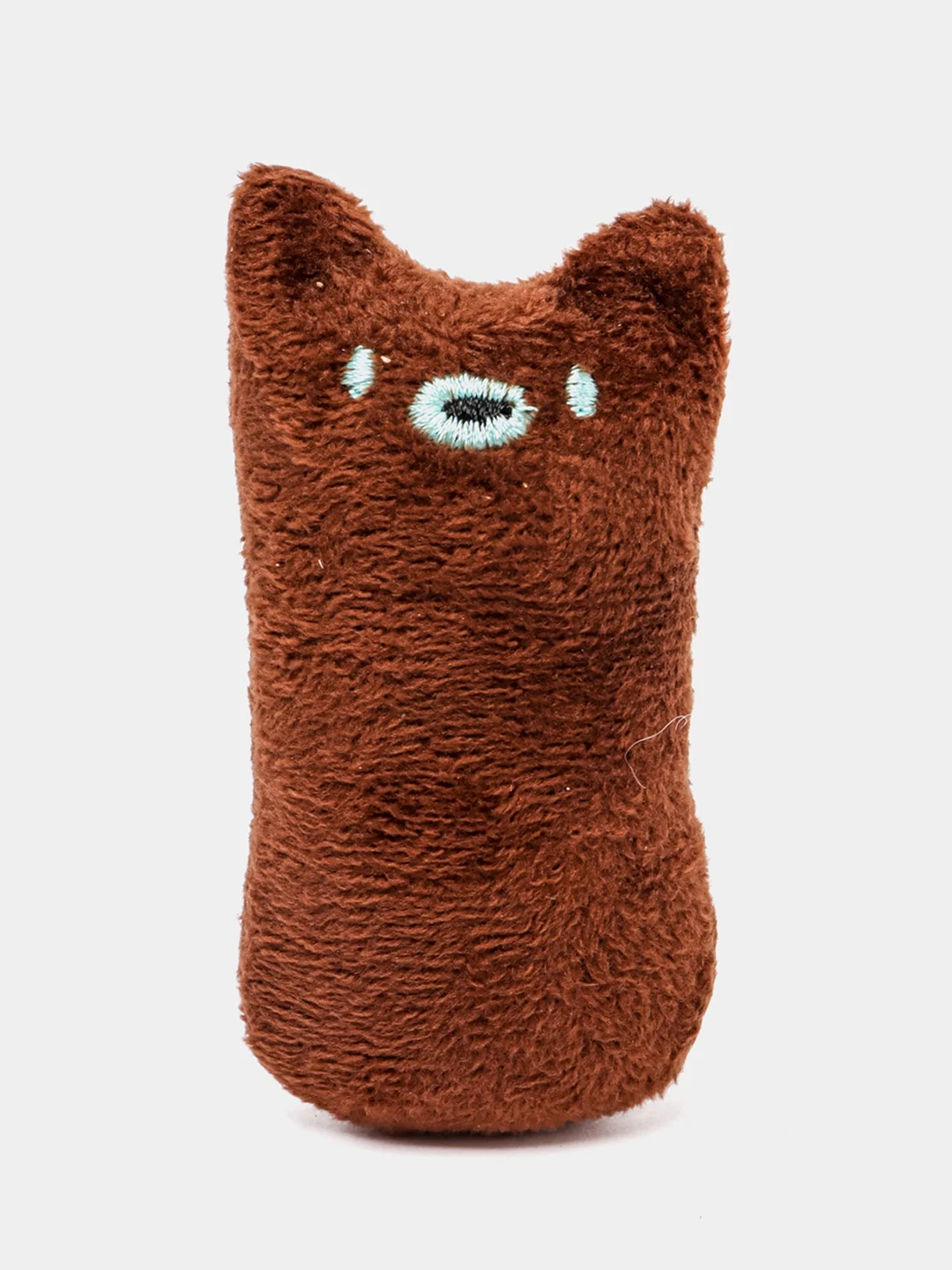 Коричневый плюшевая игрушка с кошачьей мятой