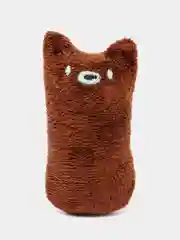 Коричневый плюшевая игрушка с кошачьей мятой