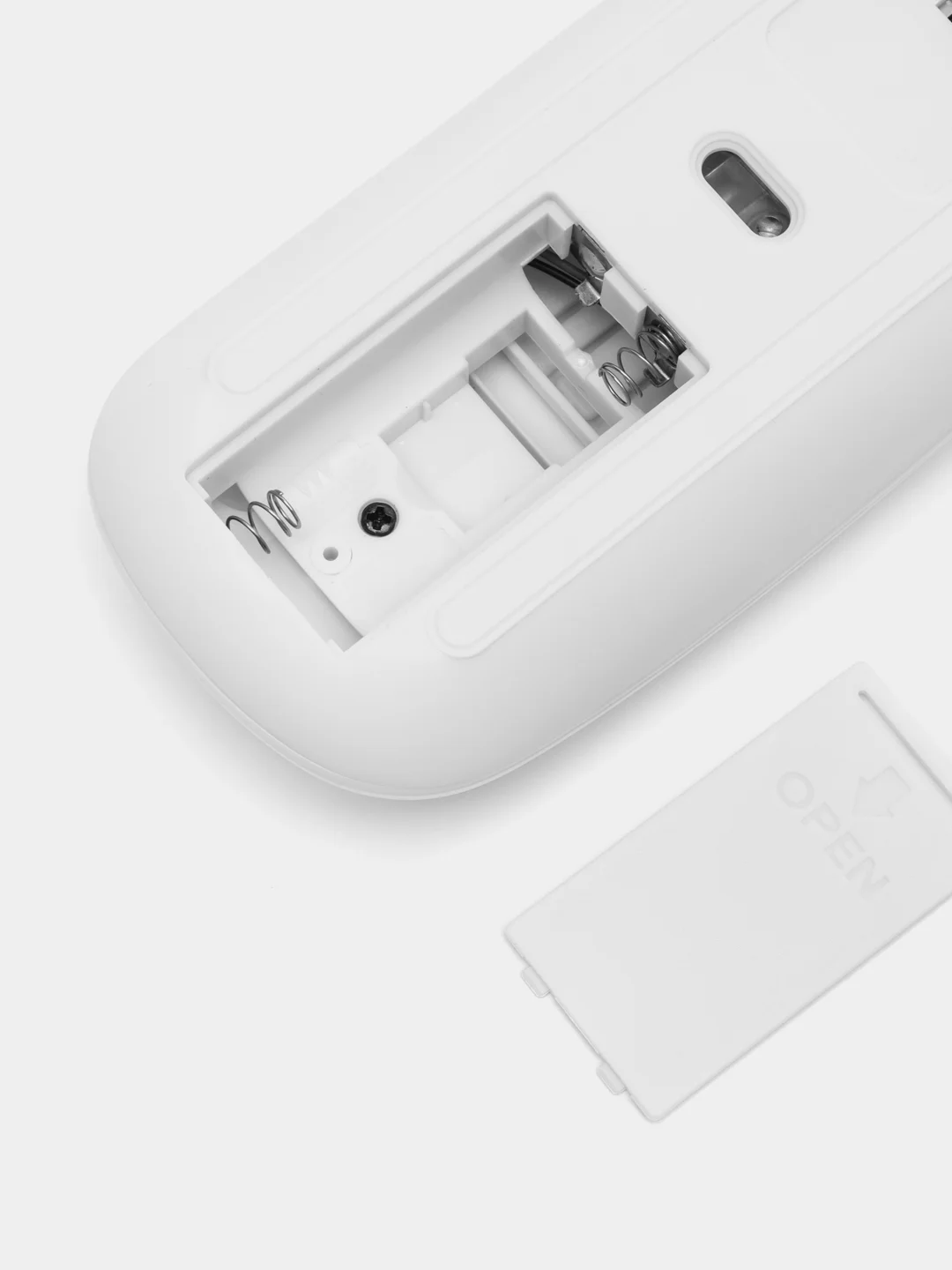 Белый bluetooth беспроводная бесшумная мышь для Smart TV, VR-BOX, смартфона, ноутбука