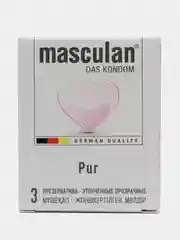 Презервативы masculan Pur, ультратонкие, 3 штуки