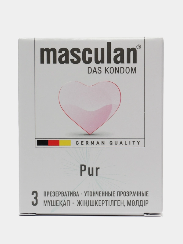 Презервативы masculan Pur, ультратонкие, 3 штуки