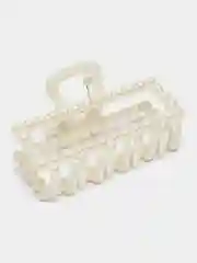 Багровый заколка-краб с жемчугом