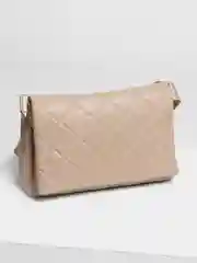 Бежевый сумка женская, стеганая