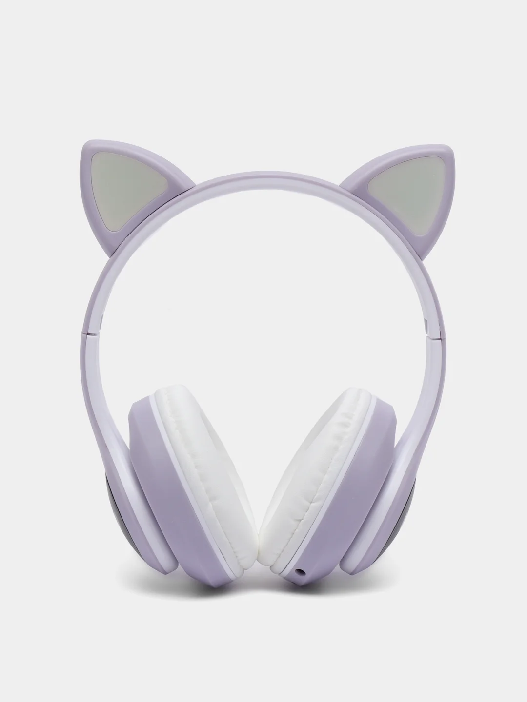 Лавандовый беспроводные наушники Cat Ear STN-28, с кошачьими светящимися ушками