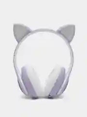 Лавандовый беспроводные наушники Cat Ear STN-28, с кошачьими светящимися ушками