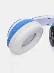 Синий беспроводные наушники Cat Ear STN-28, с кошачьими светящимися ушками