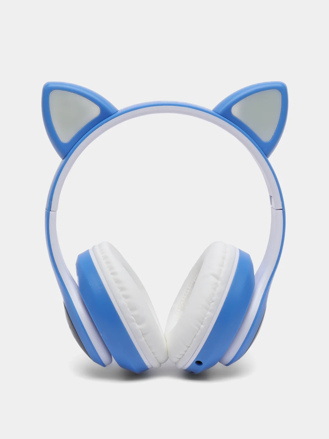 Синий беспроводные наушники Cat Ear STN-28, с кошачьими светящимися ушками