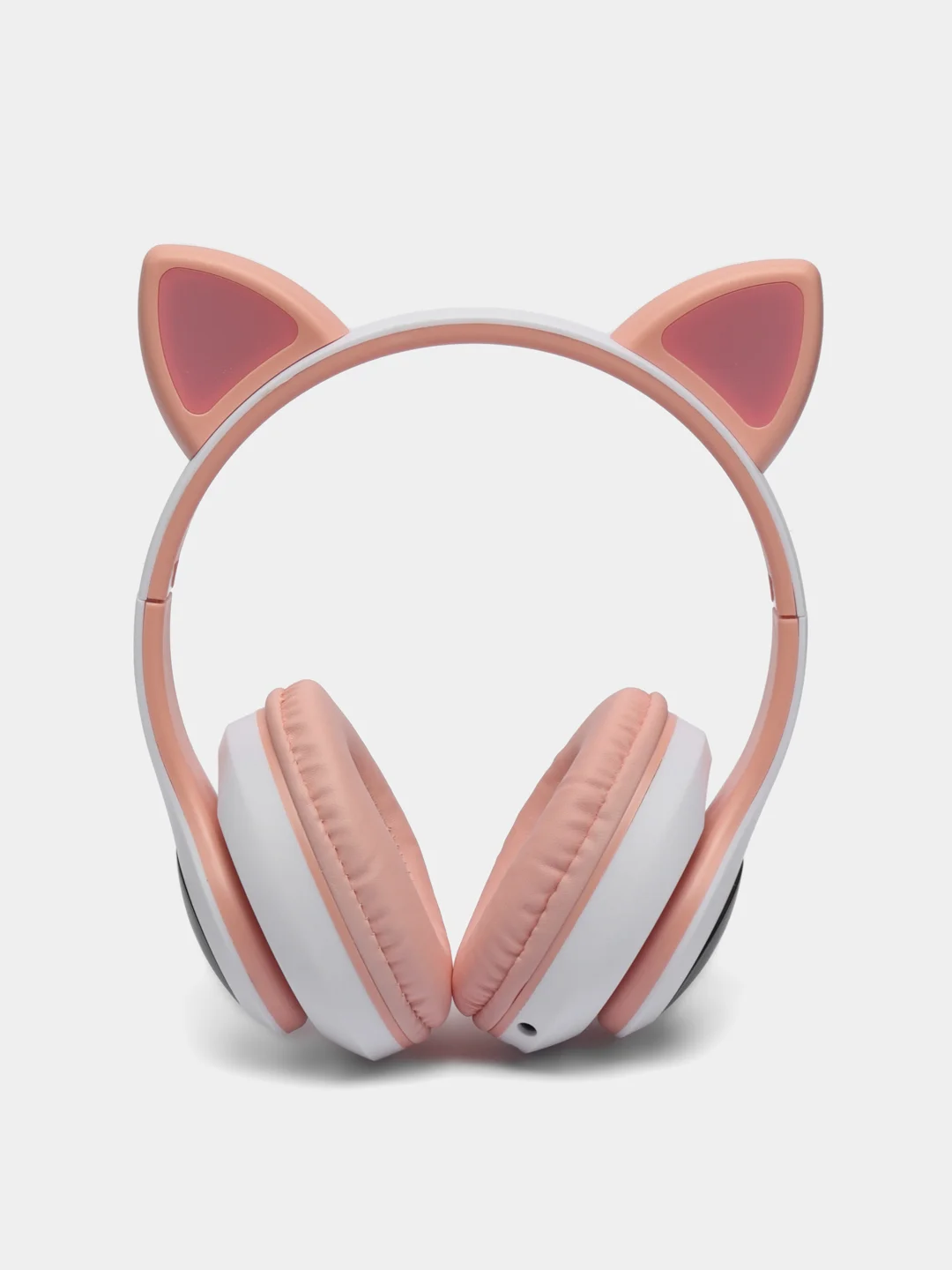 Розовый беспроводные наушники Cat Ear STN-28, с кошачьими светящимися ушками