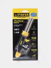 Газовая горелка STAYER PG500, с подогревом газа, с пьезоподжигом, 1300С