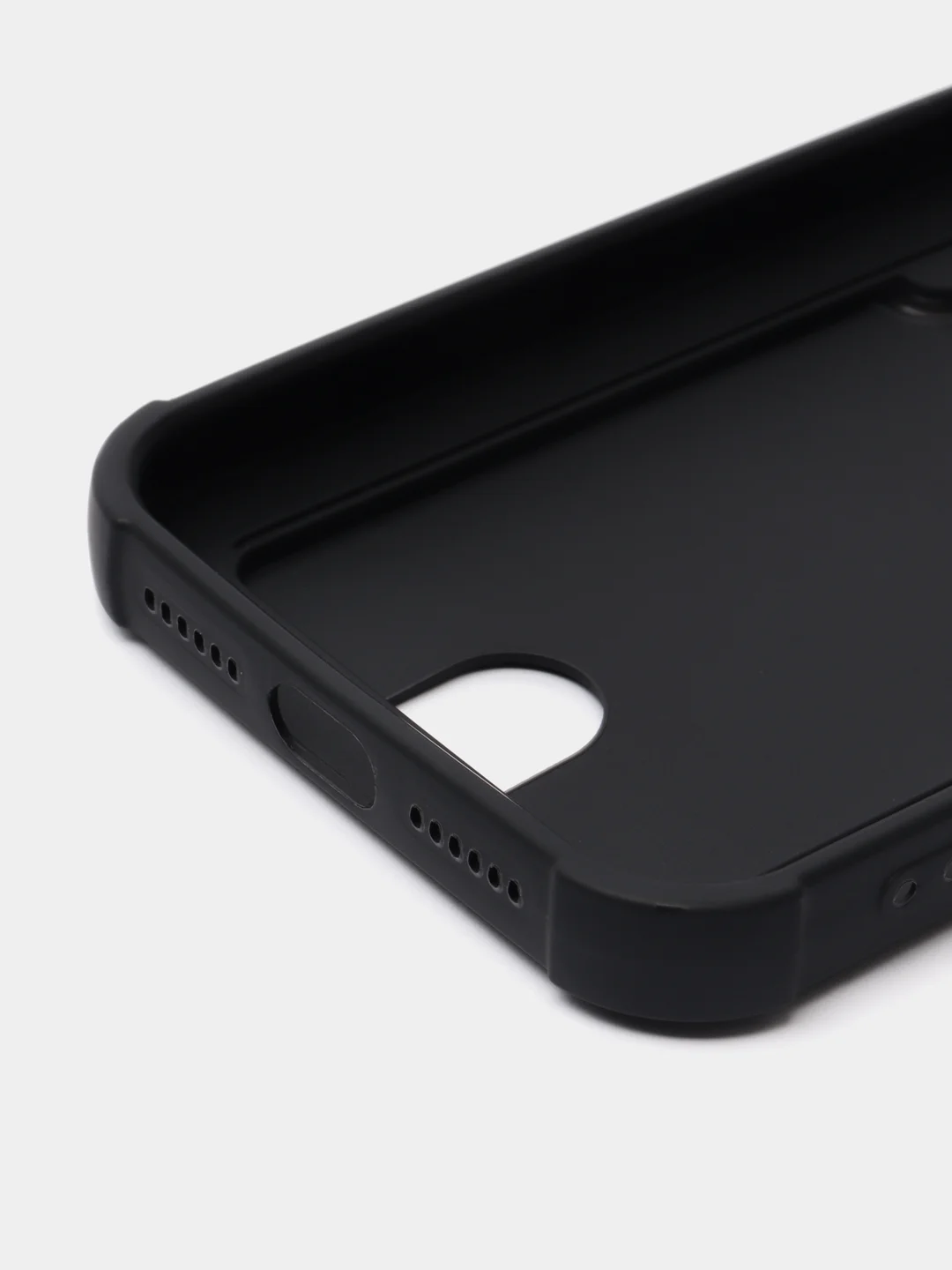 Черный чехол для iPhone 11, 12, 13, с карманом для карт, противоударный