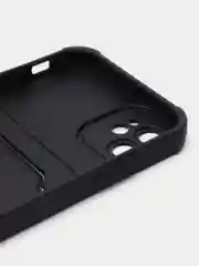 Черный чехол для iPhone 11, 12, 13, с карманом для карт, противоударный