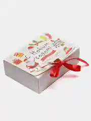 Складная новогодняя коробка подарочная "С новым годом!", 16,5 х 12,5 х 5 см