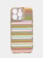 Белый чехол пуховик для iPhone 11 / 12 ProMax / 13 Pro Max на айфон про макс