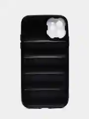 Пурпурный чехол пуховик для iPhone 11 / 12 ProMax / 13 Pro Max на айфон про макс