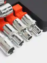 Черный набор головок с трещоткой 1/2, 1/4  предметов, в комплекте с удлинителем