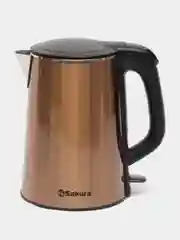 Бронзовый чайник электрический Sakura SA-2156G, 1500-1800Вт