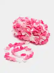 Тёмно-розовый пряжа Alize Puffy Fine Color, петельки маленькие, 100 г, 14 м
