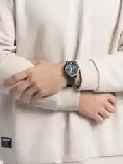 Синий мужские наручные часы, кварцевые часы, противоударные