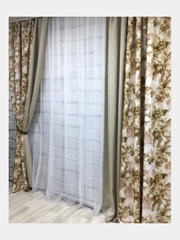 Портьерная штора, комплект из 2 штук, 3 х 2,8 м