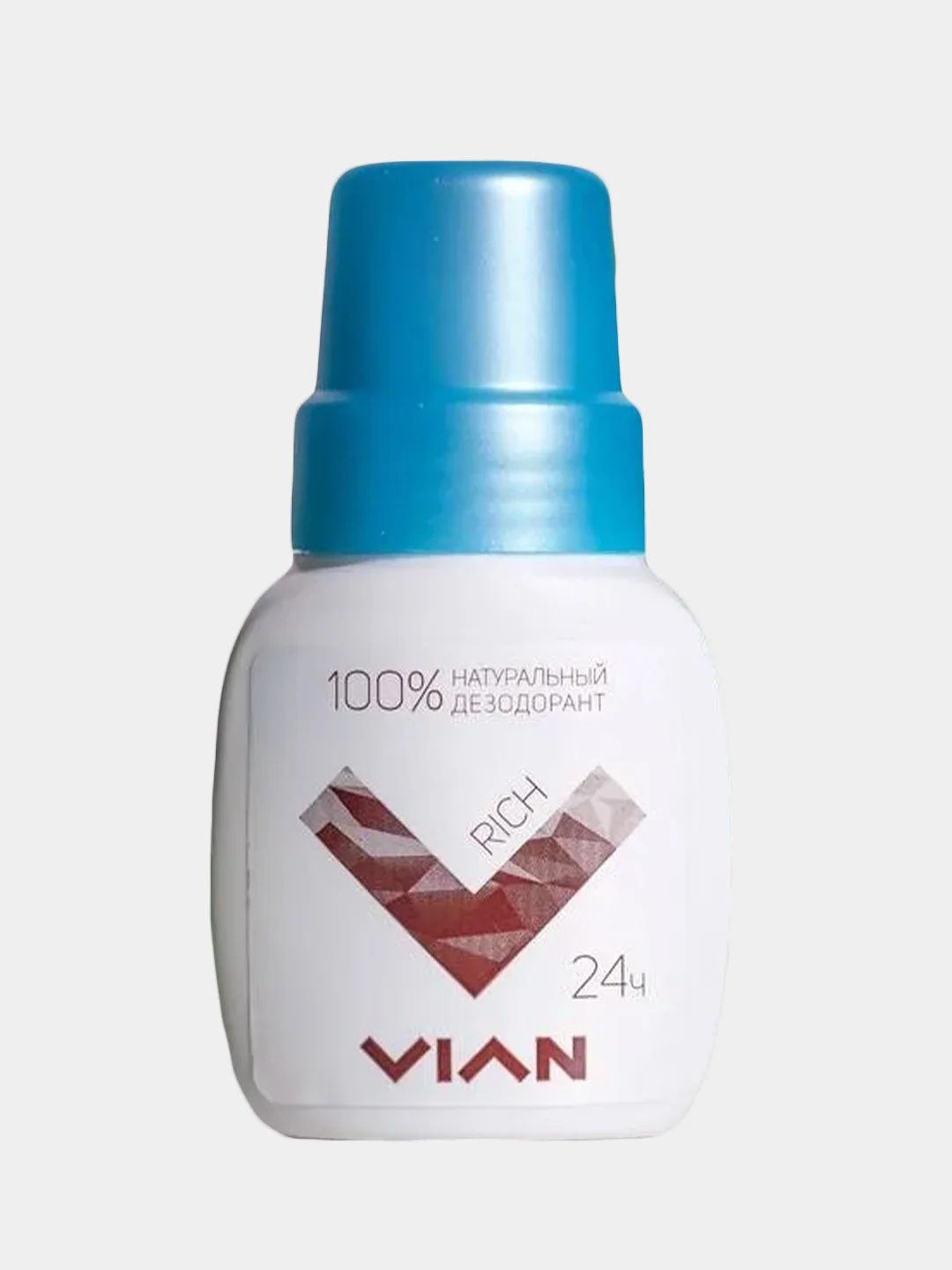 Тёмно-бордовый дезодорант натуральный  VIAN (ВИАН), 50 мл