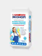 Влажные салфетки Эконом smart, хозяйственные, антибактериальные, 80 штук