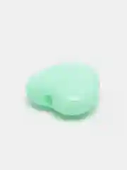 Мятный однотонные акриловые бусины "Сердце"