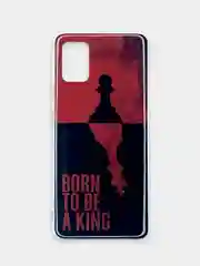 Бордовый чехол Samsung Galaxy A51, Самсунг Галакси А51 силиконовый с рисунком автомобили