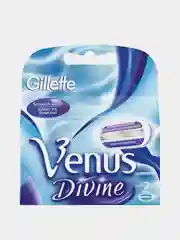 Сменные Кассеты Venus Divine (2 шт) / Кассеты для бритвы(2 штуки) Лезвия для бритвы Venus