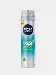 Гель для бритья NIVEA MEN FRESH KICK, мята и кактусовая вода, 200 мл