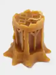 Желтый свечи с рунами, защитные