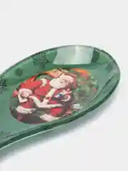 Зеленый подставка под ложку, новогодняя