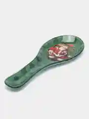 Зеленый подставка под ложку, новогодняя