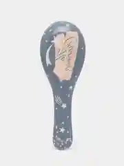 Черный подставка под ложку, новогодняя