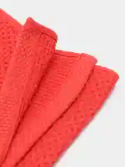 Коралловый полотенце кухонное вафельное