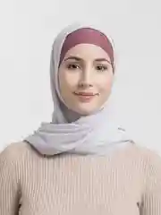 Бежевый меланж хиджаб