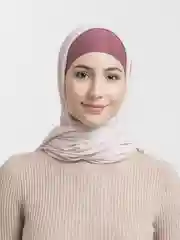 Бежевый хиджаб