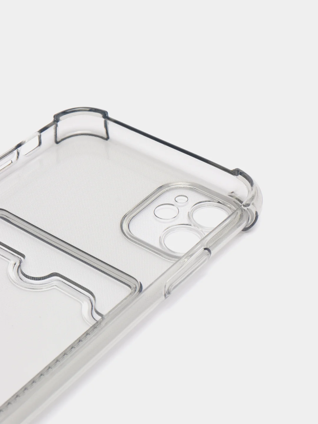 Серый чехол карточница iPhone 11, 12, 12 Pro, 12 Pro Max, 13 Pro, 13 Pro Max, 13 Mini, Honor X8