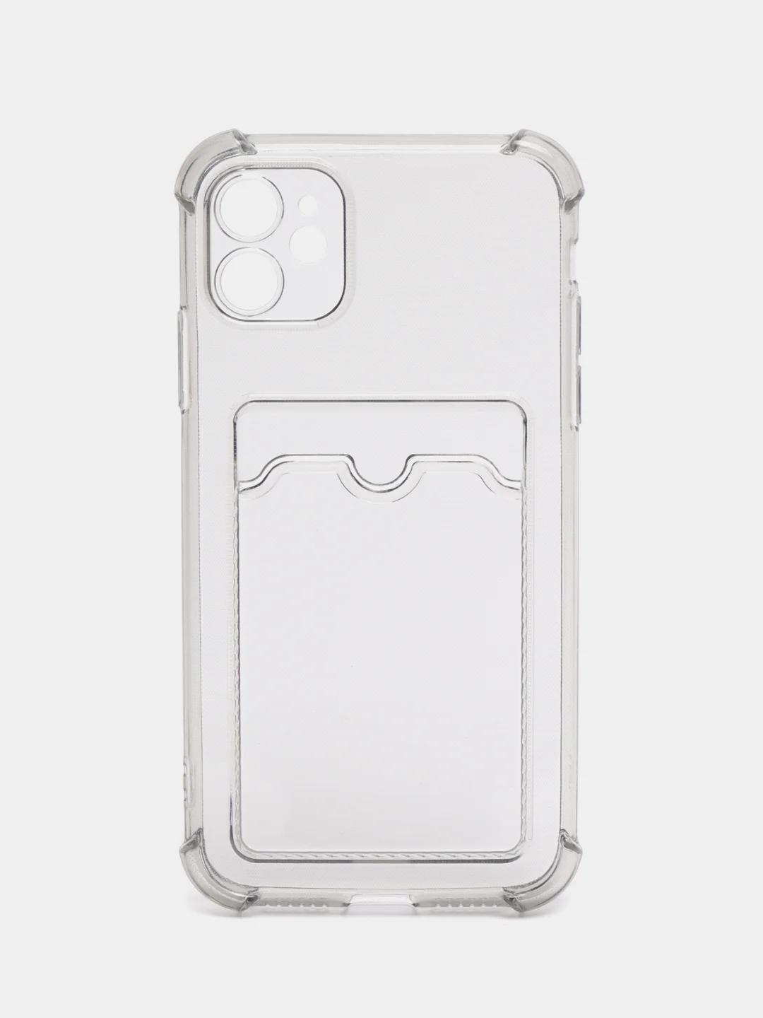 Серый чехол карточница iPhone 11, 12, 12 Pro, 12 Pro Max, 13 Pro, 13 Pro Max, 13 Mini, Honor X8