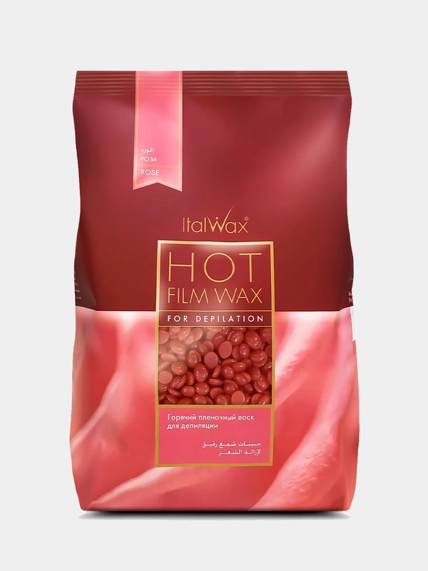 Плёночный воск Italwax в гранулах для депиляции "Роза"