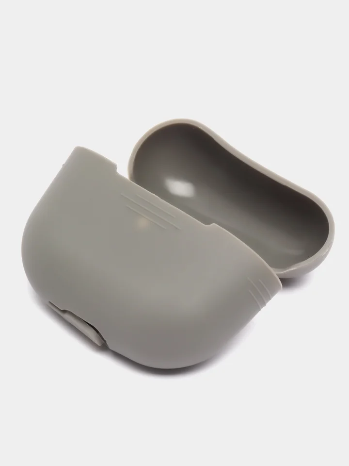 Серый силиконовый чехол для AirPods 3 поколения 2021