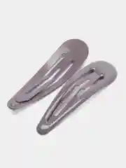 Приглушённый хаки заколки для волос "Клик-клак", 2 штуки