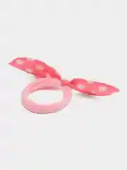 Кораллово-розовый резинка для волос "Ушки"