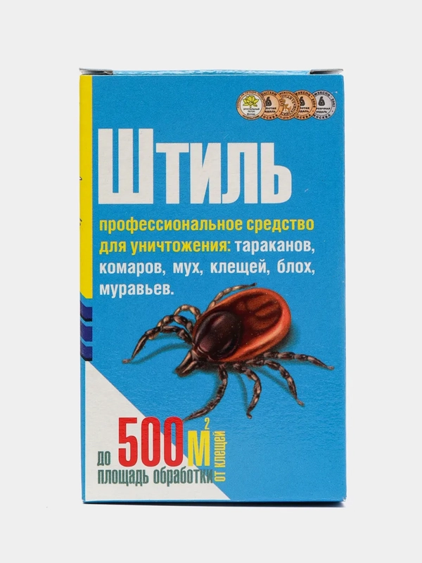 Средство Отрава от клещей, муравьев, блох, ос, гусениц Без запаха ШТИЛЬ 50 мл